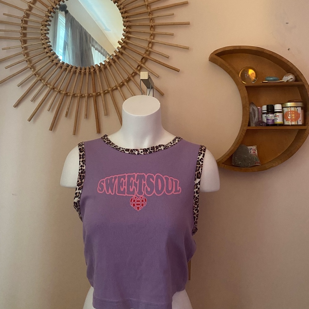 Purple Cheetah Print Sweetsoul Shein